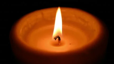 Lighting candle in dark Stock Footage 40850999