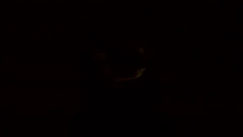Lighting A Candle In A dark Room With A Match 스톡 동영상 137865792