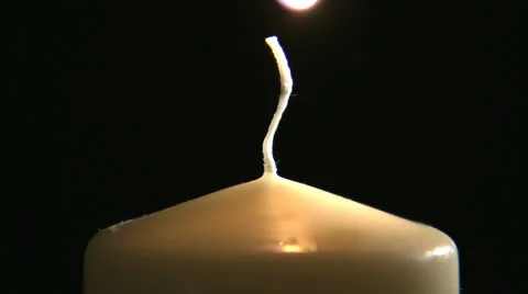 LIGHTING CANDLE Stock Footage 12055526