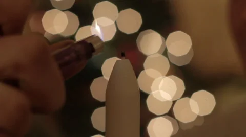 Lighting a Candle 動画素材 33806123