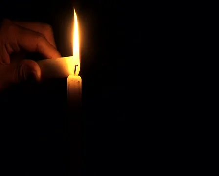 Lighting a candle 库存影片 45500059
