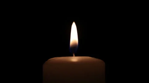 Lighting The Candle Wick Stock Footage 205539390