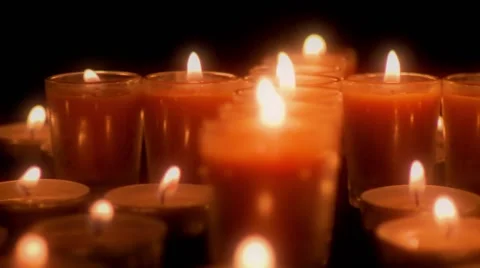 Lighting Candles 3 Stock Footage 46723367