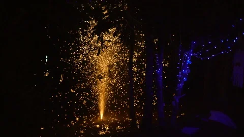 Lighting candles, lanterns in the sky at night in the Lantern Festival Stock Footage 119997547