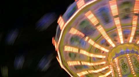 Lighting chairoplane Video stock 3476687