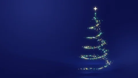 Lighting christmas tree Stock Footage 111517262