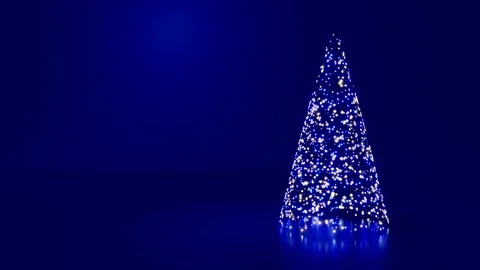 Lighting christmas tree Stock Footage 111519306