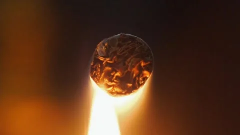 Lighting A Cigarette, Macro Stock Footage 296364894