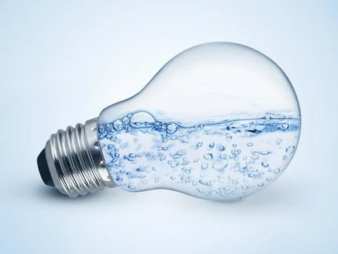 Lighting decor. Retro light bulb filament close up.Illuminated Stock Photos