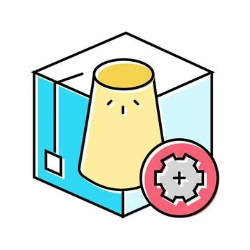 Lighting design interior color icon vector illustration Stockillustratie