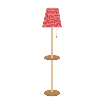 Lighting devices for decorating any home interior. Illustrazione stock