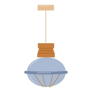 Lighting devices for decorating any home interior. Stock Illustration