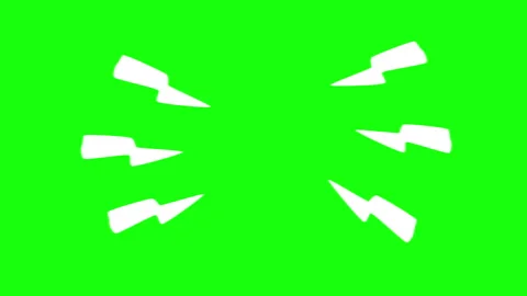 Lighting doodle, sunburst, Lightning bolt icon Stock Footage 286044099