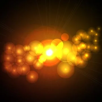 Lighting effect Stock Illustration