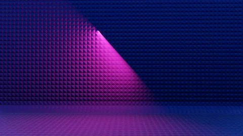 Lighting effect spin on brick wall Stock Footage 260774313