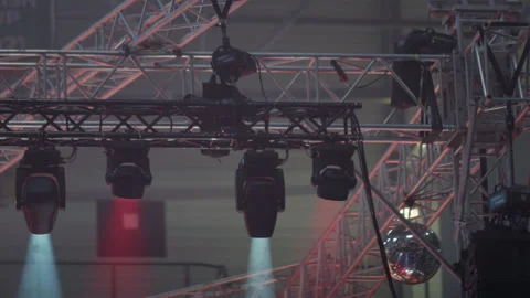 Lighting effects at a concert Stock Footage 254959233