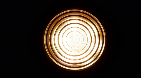 Lighting equipment, flash or spotlight. Close up. 스톡 동영상 68550206