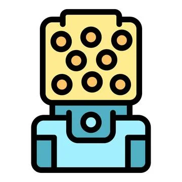 Lighting equipment illuminating with led panel emitting light Stock Illustration