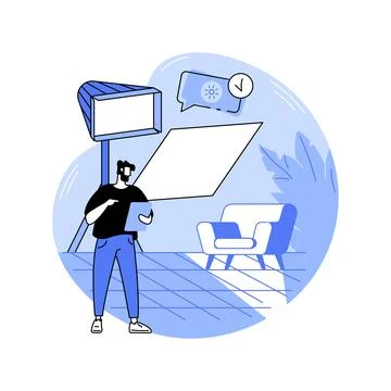 Lighting equipment isolated cartoon vector illustrations. Ilustración de archivo