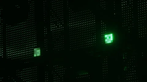 Lighting equipment, Lighting effects. Dynamic strobe light Stock Footage 145713038