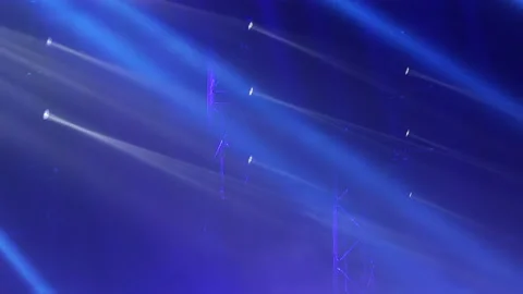 Lighting equipment, Lighting effects. Dynamic strobe light Stock Footage 145713644