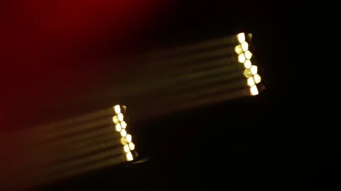 Lighting equipment, Lighting effects. Dynamic strobe light Stock Footage 145714086