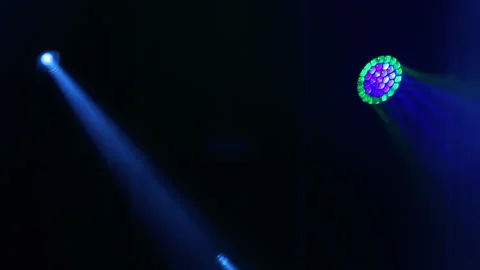 Lighting equipment, Lighting effects. Dynamic strobe light Stock Footage 146375538