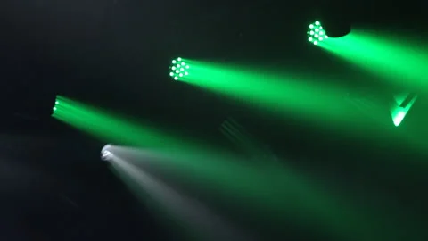 Lighting equipment, Lighting effects. Dynamic strobe light Stock Footage 146392884