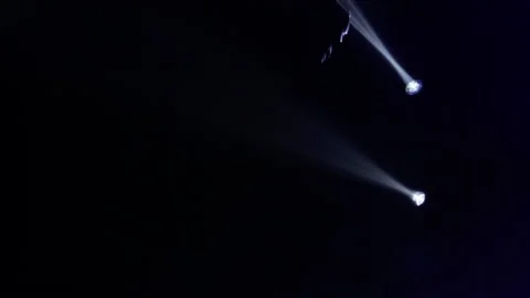 Lighting equipment, Lighting effects. Dynamic strobe light Stock Footage 146404412