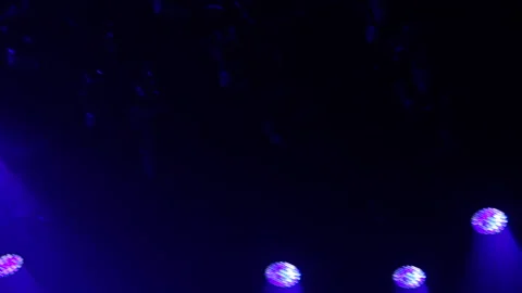 Lighting equipment, Lighting effects. Dynamic strobe light Stock Footage 146404594