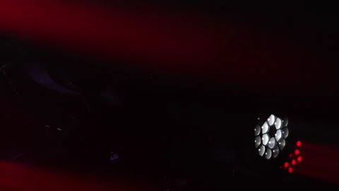 Lighting equipment, Lighting effects. Dynamic strobe light Stock Footage 146408641