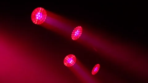 Lighting equipment, Lighting effects. Dynamic strobe light Stock Footage 146508282