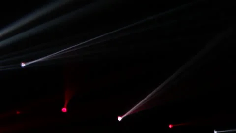 Lighting equipment, Lighting effects. Dynamic strobe light Stock Footage 146508347