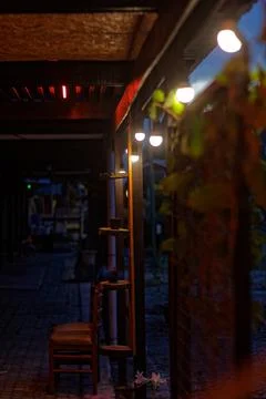 Lighting on Evening Stock Photos