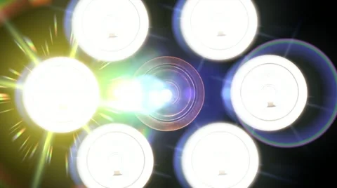 Lighting fitting flash. Loop. Stock Footage 22329486