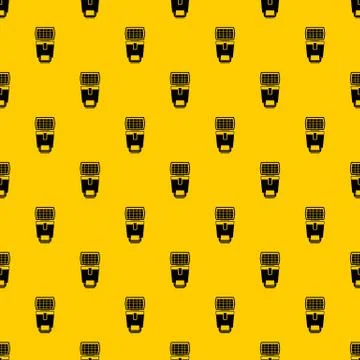 Lighting flash for camera pattern vector Illustrazione stock