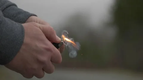 Lighting Fuse of Firecracker in Slow Motion. Stock Footage 62791711