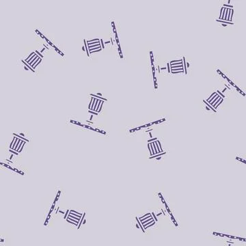 Lighting garden maintenance glyph vector seamless pattern Stock Illustration