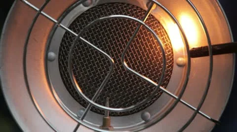 Lighting a gas powered heater. 動画素材 10610184