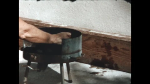 Lighting a Grill 1966 Stock Footage 317729766