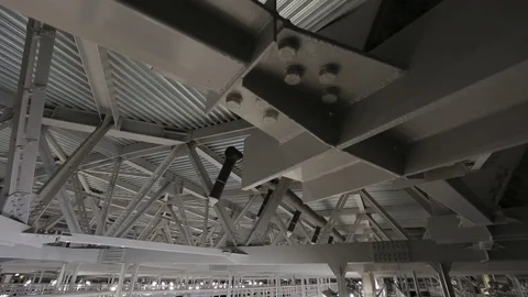Lighting at the Ice Palace Stock Footage 73043549