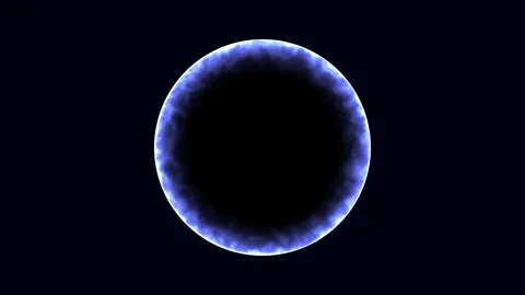 Lighting Intro Glowing circle motion graphic Stock Footage 263909336