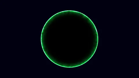 Lighting Intro Glowing circle motion graphic Stock Footage 263909400