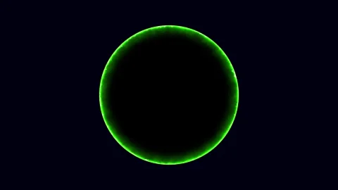 Lighting Intro Glowing circle motion graphic Stock Footage 263909439