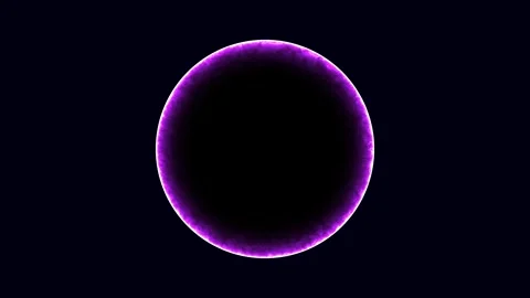 Lighting Intro Glowing circle motion graphic Stock Footage 263909456