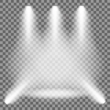 Lighting Lamp on a isolated background, vector 库存插图