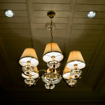 Lighting of lamps Stock Photos