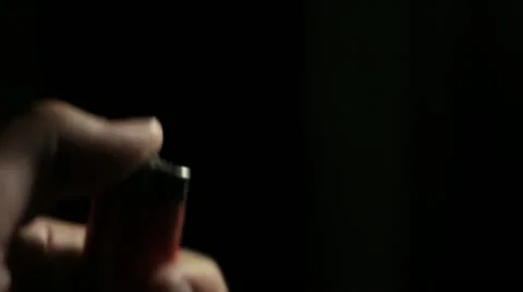 Lighting Lighter Stock Footage
