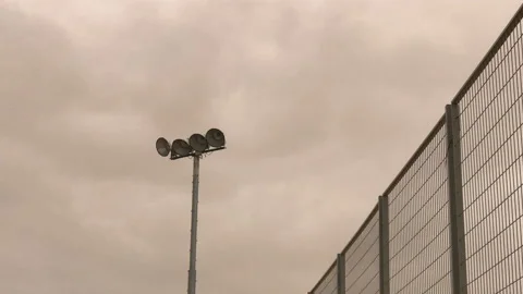 Lighting mast Vídeos de archivo 91459402