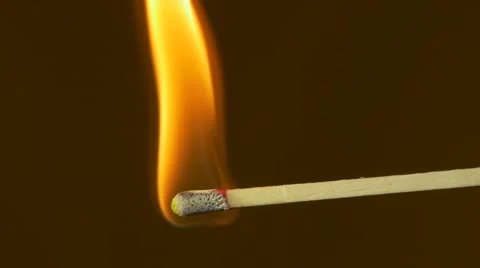 Lighting up match - no color grading 스톡 동영상 60796035